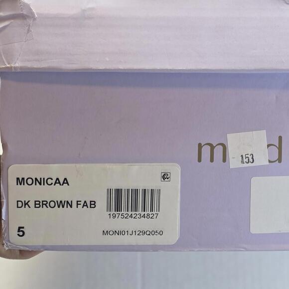 Madden Girl Monicaa Dark Brown Faux Suede Boots Women's Size 5M - Picture 8 of 8